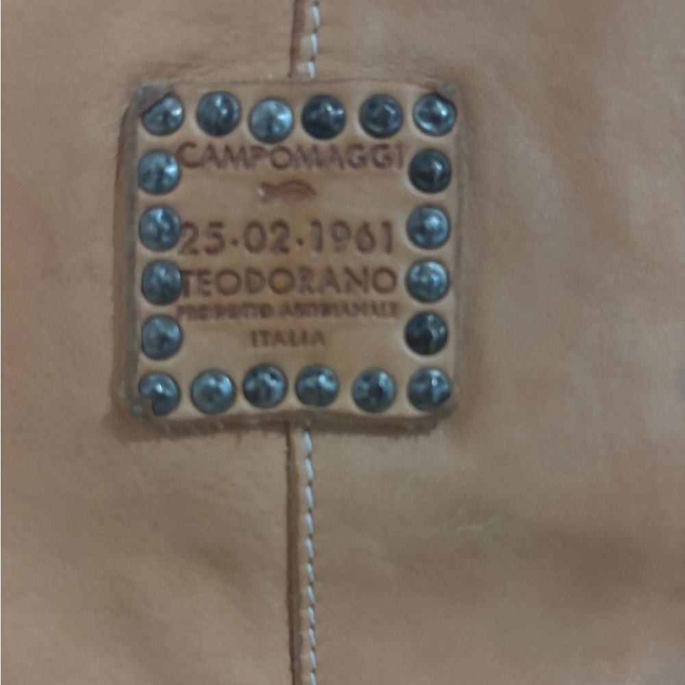 Campomaggi Teodorano Handcrafted Italian Leather Tote – Tie-Dye Multicolor - Picture 6 of 9